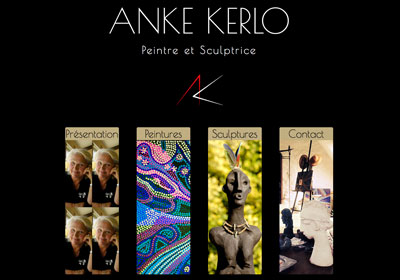 Webdesign-Peintre/Sculptrice Anke Kerlo